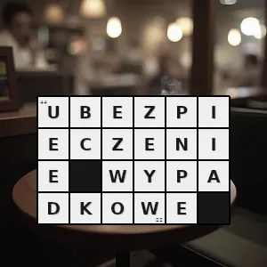 Hasło krzyżówkowe koszt zabezpieczenia pracownika w razie wypadku - ubezpieczenie wypadkowe – rozwiązanie, synonimy, podpowiedzi i definicje krzyżówkowe